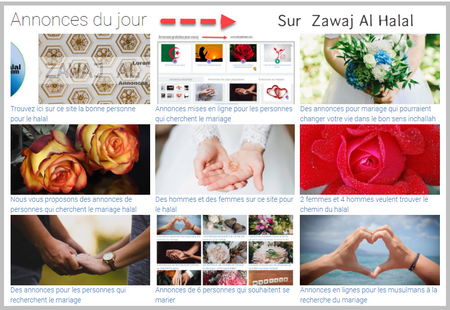 Nouvelles annonces zawaj